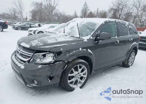 2016 Dodge Journey R/T z USA, uszkodzony, nr VIN 3C4PDDEG9GT243478